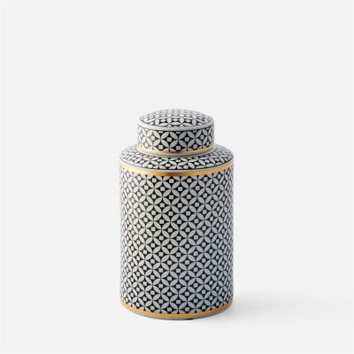 Monochrome Lidded Jar