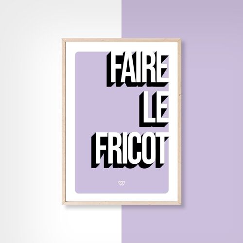 Faire le fricot - carte postale - 10x15cm