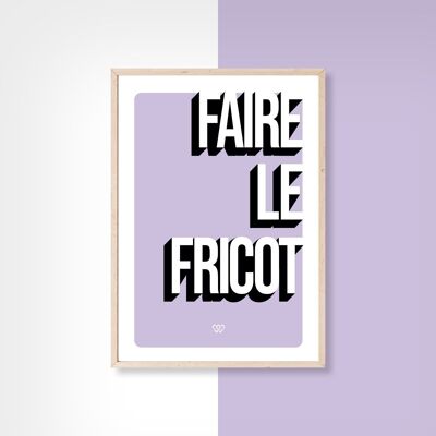 Faire le fricot - 20x30cm