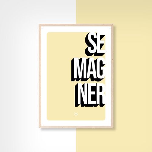 Se magner - 30x40cm