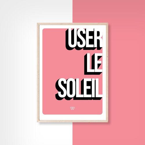 User le soleil - 20x30cm