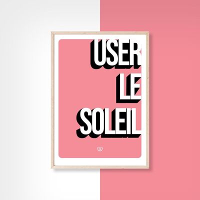 User le soleil - 30x40cm