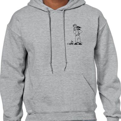 Gib Rillé Panther Hoodie  Heathergrey