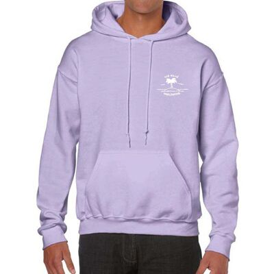 Gib Rillé Palmen Worldwide Hoodie  Lavendel