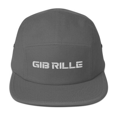 Gib Rillé Five-Panel-Cap Grau
