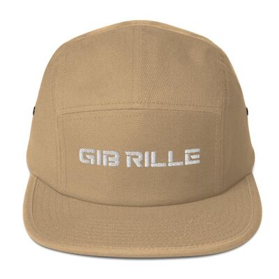 Gib Rillé Five-Panel-Cap Khaki