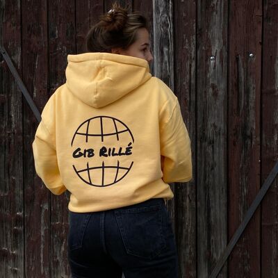 Gib Rillé Fairtrade Worldwide Hoodie  Peach