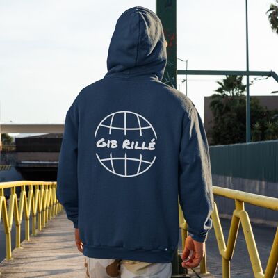 Gib Rillé Fairtrade Worldwide Hoodie  Navy