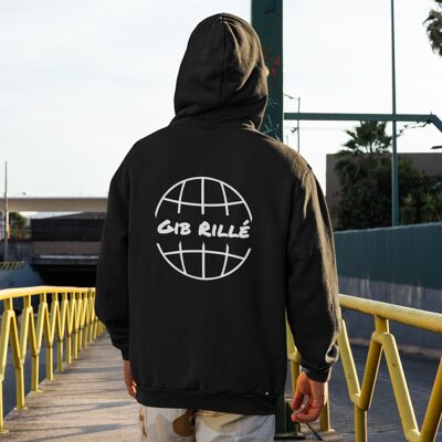 Gib Rillé Fairtrade Worldwide Hoodie  Black