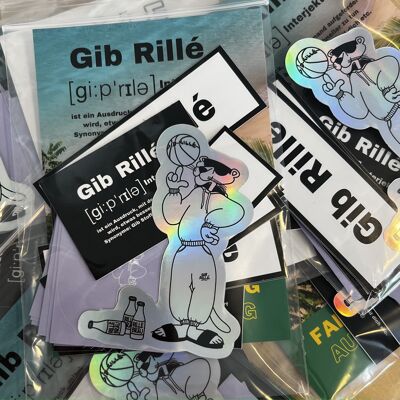 Gib Rillé Stickerpack