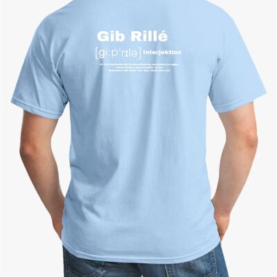 Gib Rillé Definition T-Shirt  Lightblue
