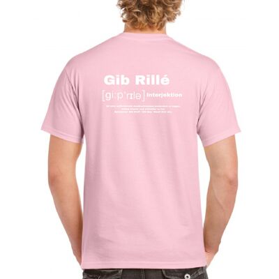 Gib Rillé Definition T-Shirt  Lightpink