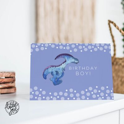 Birthday Boy Dinosaur Card