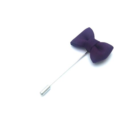 Bow Tie Lapel Pin, Purple