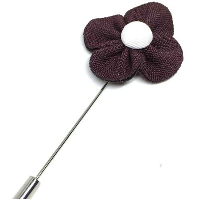 Poppy Lapel Pin, Purple