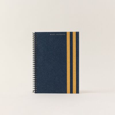 Sheet music notebook A5