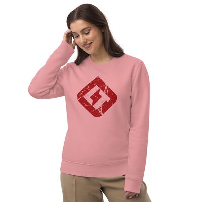 Crimson Marble - Organic Sweater