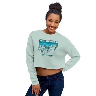 Cerna Valley - Fleece Crop Sweatshirt