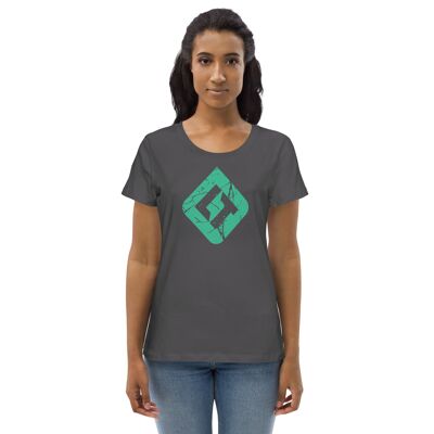 Teal Marble - Organic Women's T-shirt