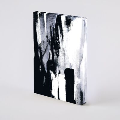 Zen-Composition L | nuuna notebook A5+ | Dotted Journal | 3.5mm dot grid | 256 numbered pages | 120g premium paper | Jeans label material | vegan | sustainably produced in Germany