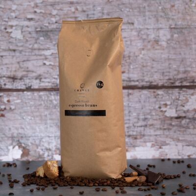 Change Coffee Dark Roast Beans - Brazilian & Indian - 1kg