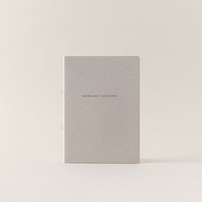 A5 omega staple notebook Gray (Dots)