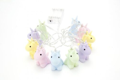 GUIRNALDA DE LUCES DE NOCHE Dhink® UNICORNIOS PASTEL