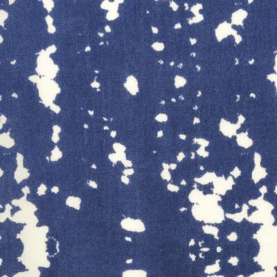 Foulard en laine fine JAPON bleu