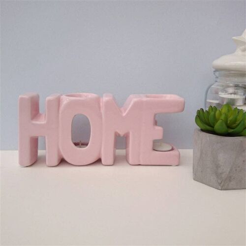 HOME Double Wax Melter / Oil Burner 25cm - Pink