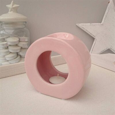 Polo Ceramic Wax Melter - Pink