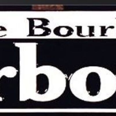 US Strassenschild Bourbon Street - Rue Bourbon 60 x 12 cm