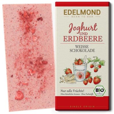 Joghurt & Erdbeere, Weiße Schokolade, Bio