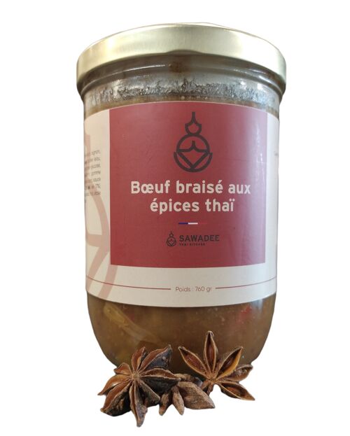 Boeuf braisé aux épices thaï