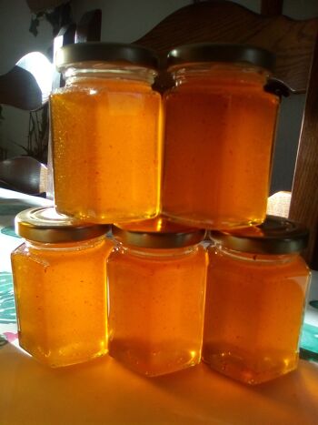 Rosemary honey with saffron - jar 125 gr 3