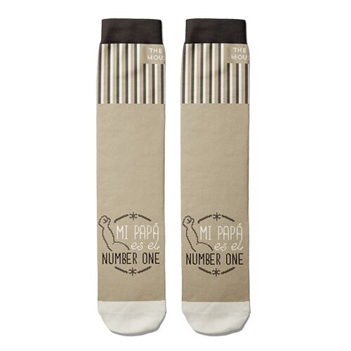 CALCETINES "MI PAPÁ ES EL NUMBER ONE"