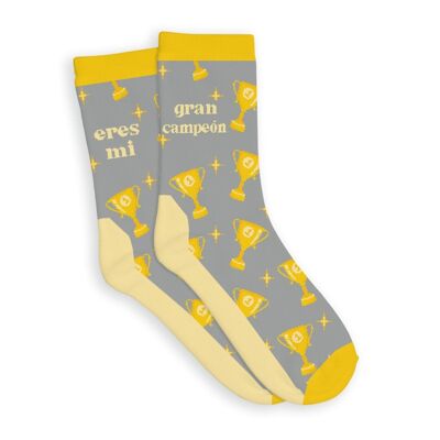 „DU BIST MEIN GROSSARTIGER CHAMPION“ SOCKEN GRÖSSE 41-45