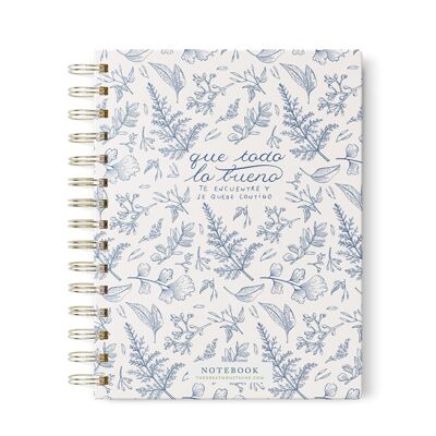 A4 CUADERNO PERSONAL - BLUE VINTAGE