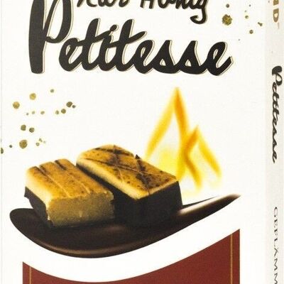 Honey marzipan flamed with cocoa base, organic