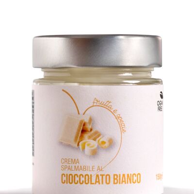 Crema Untable con Chocolate Blanco 150gr