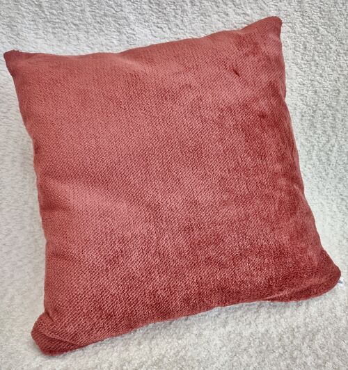 red wine plush decorative cushion 45