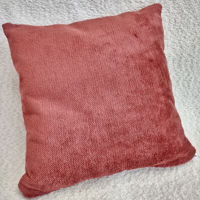 red wine plush decorative cushion 50