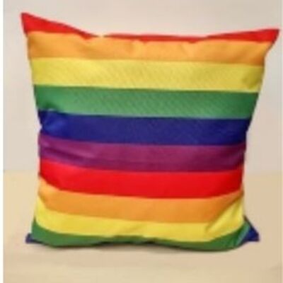 Coussin de jardin extérieur arc-en-ciel 50