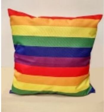 Coussin de jardin extérieur arc-en-ciel 50