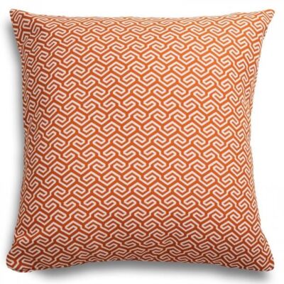 Orange Geometric Garden Outdoor Cushion 45