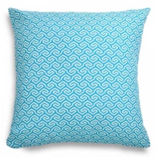 Blue Geometric Garden Outdoor Cushion 45