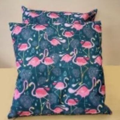 Coussin de jardin extérieur flamants roses 50