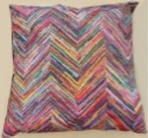 Multicolour Zig Zag Outdoor Garden Cushion 50