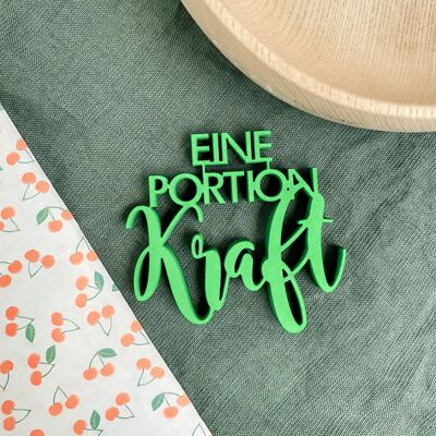 Eine Portion Kraft- Gr. S