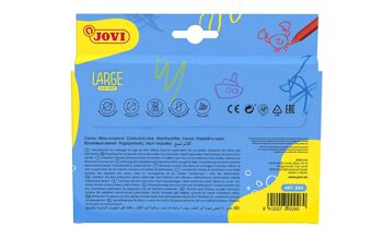 Jovi Lápices Jumbo Easy Grip, Estuche de 24 Lápices Plásticos Hexagonales, Colores Surtidos, Ideal para Niños 3