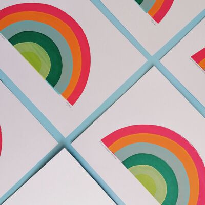 Rainbow, Screen Print A4